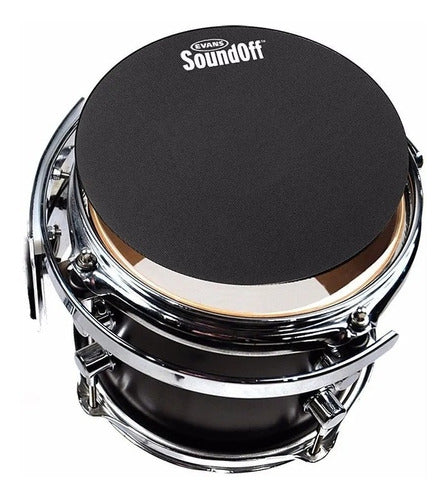 Evans Sordina Sound Off Para Tom Redoblante 8 Bateria 2