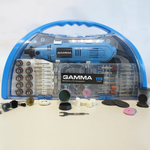 Gamma Mini Lathe + 119-Piece Accessories Kit 2