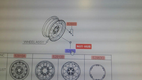 Hyundai Chrome Wheel Nut for H1 H100 1