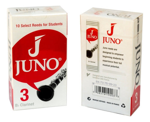 Caja De Cañas Juno X10 N° 3 Cl Clarinete Juno 3 0