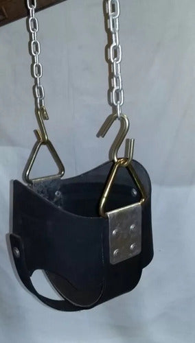 Recycled Rubber Strap and Chain Hammock Seats 3