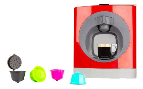 Set 8 Capsulas Recargables Para Dolce Gusto Caffettino Prem 4