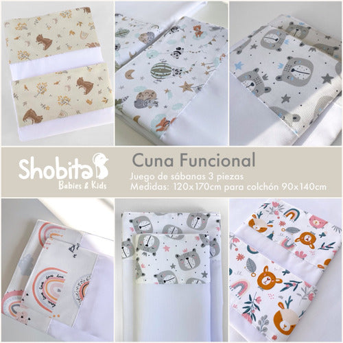 Shobita Crib Functional Sheets Set 9