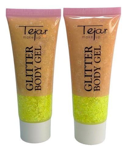 Tejar Glitter Body Gel Para Maquillaje Y Peinados (Pack X 3) 6