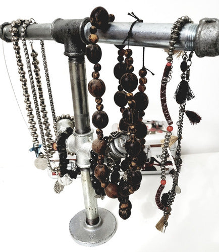 Industrial Style Necklace and Bracelet Organizer 0