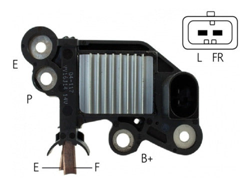 SUNTEX Voltage Regulator Type Bosch Volvo 580 V70 0