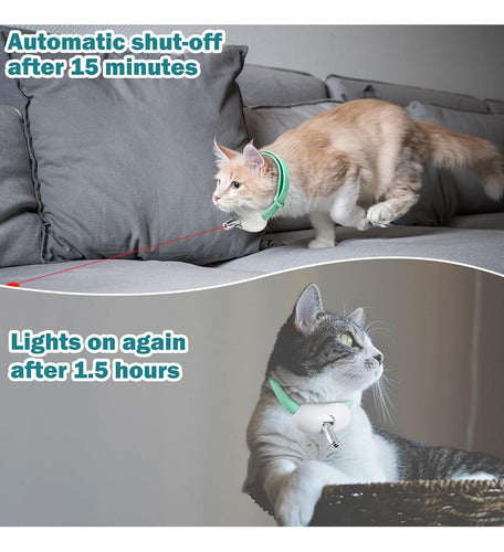 Juguetes Automáticos Para Gatos Aiersa Con Luz Led, Cabezal 4