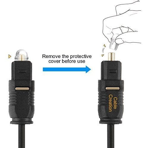 Cable De Audio Digital Óptico 15 Pies Cable Óptico S / Pdif 6