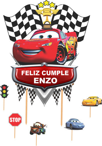 Diseños Fely Adorno Torta Cake Topper De Cars Y Todas Las Tematicas 0