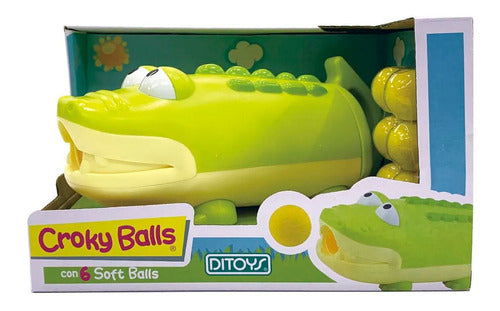 Ditoys Crocky Balls Shooter with 6 Soft Balls 0