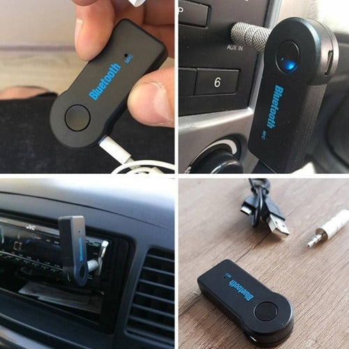 Receptor De Audio Bluetooth Para Auto Jack 3.5 Con Auxiliar 1