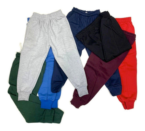 Lalo Landa Jogging Pants with Cuff 4 to 16 Double Fleece School Colors 3