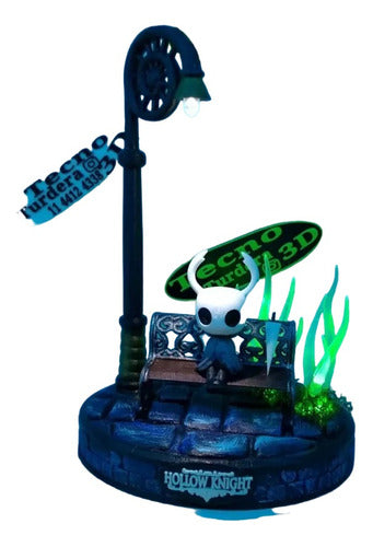 TecnoTurdera3D Diorama Hollow Knight with Lights - 3D Printed Figure 0