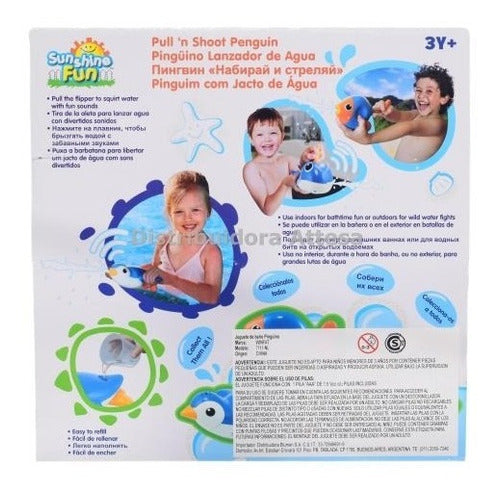 Winfun Educational Penguin Water Launcher for Bath Time 2