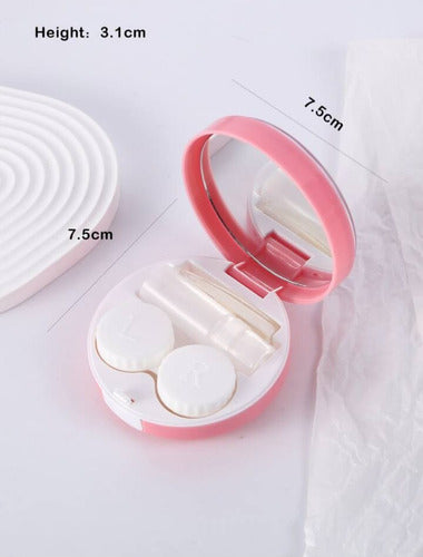 Contact Lens Cases with Moving Glitter - Travel Kit 2