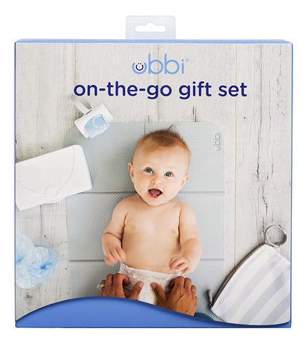 Ubbi On-the-go Gift Set, Baby Essentials, Incluye Cambiador 0