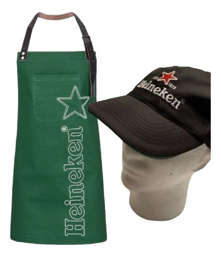 Heineken Beer Apron + Original Heineken Beer Cap 0