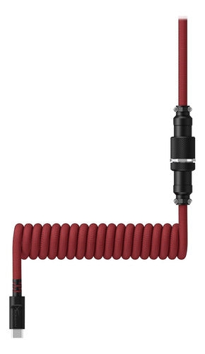 Cable Espiral Hyperx Usb-c Coiled Red-bk P/teclado (6j677aa) 0