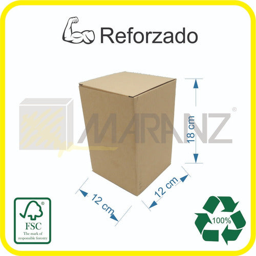 Maranz Corrugated Micro Shipping Boxes 12x12x18cm X25pcs 1