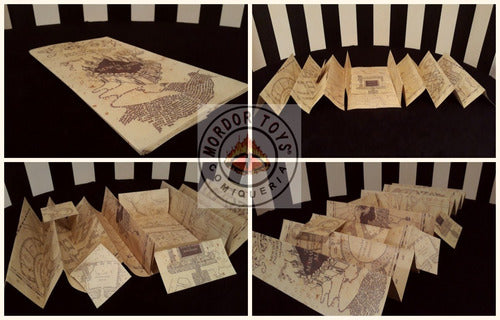 Mapa Del Merodeador Harry Potter Hp Marauders Map Hogwarts 7