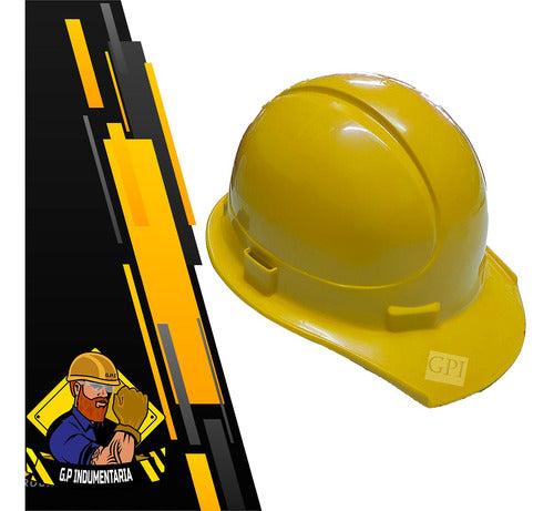 Fravida Safety Helmet Shell Without Harness Yellow 1