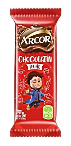 Chocolatín Leche Arcor 8gr. X 20 Unidades 1