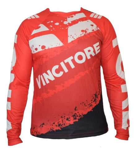 Vincitore Remera Motocross MXPro Red Edition Competicion 0