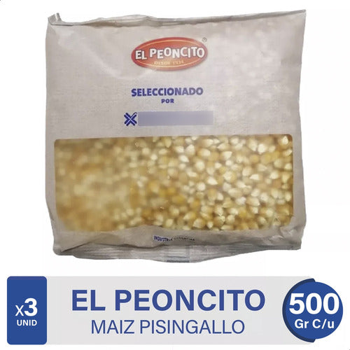 Maiz Pisingallo El Peoncito Seleccionado Pack X3 - 01mercado 0