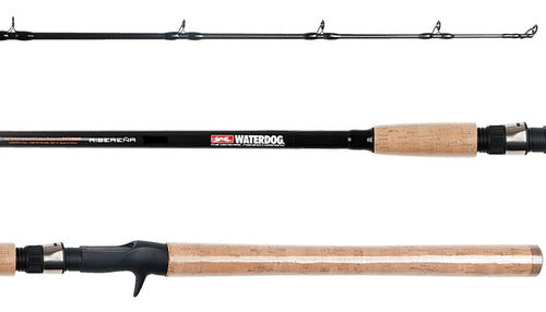 Waterdog Ribereña Fishing Rod 1.95m 2 Pieces 30-50 Lbs Graphite 1