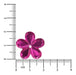 Faceted Acrylic Sewing Gem Flower 20x20 - Pack of 100 17