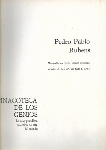 Rubens -  Pinacoteca De Los Genios - Arte 1