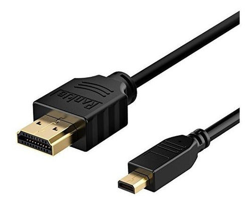 Cable Rankie Micro Hdmi A Hdmi, Admite Ethernet, 3d, 4k Y Re 0