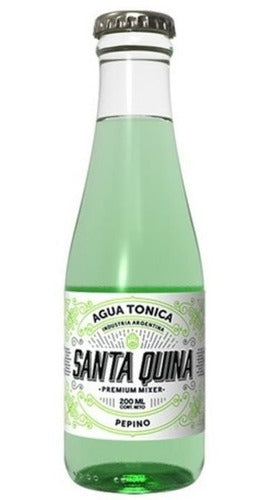 Pack of 6 Santa Quina Cucumber Tonic Water X200ml - Gluten-Free Soda 2