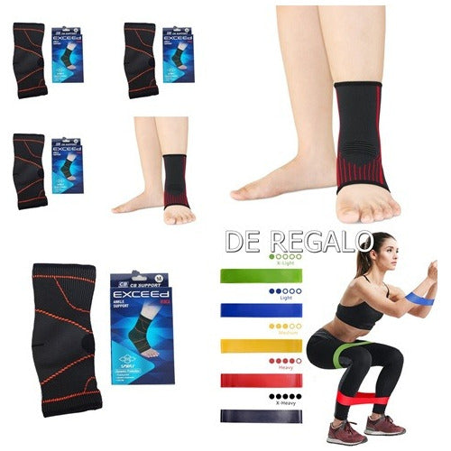 CIMARRON.UY 2 Compression Ankle Braces, Unique (No Neoprene) Tendinitis 0