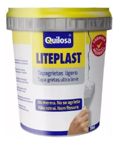 Masilla Tapa Grietas Y Fisuras Pintable Liteplast 750 Ml 0