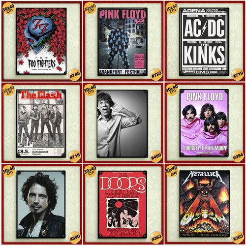 Generic Pack of 5 Posters of Your Choice! Rock 30 x 40 Zeppelin AC/DC 3