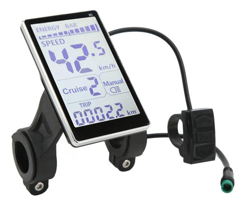 Pantalla Lcd Para Bicicletas Eléctricas, 318/222 Cm, 24-60v 0