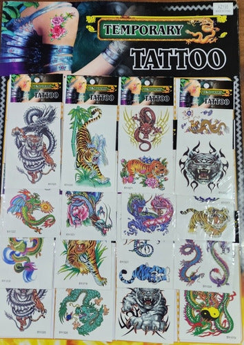 Cotillon Luminoso Mi Souvenir 20 Temporary Tattoo Sheets Various Designs 6