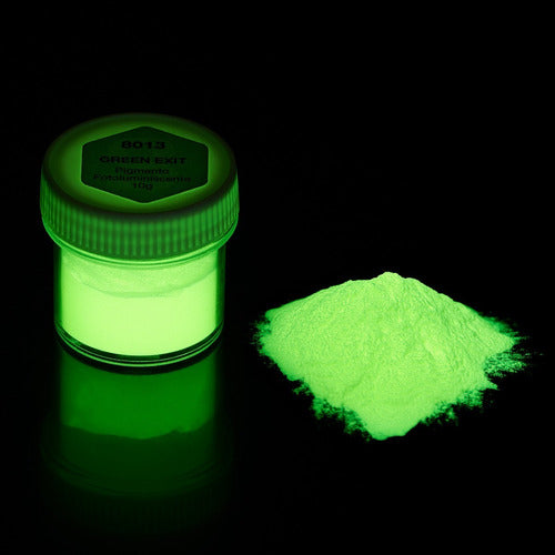 Servifibras Fluorescent Phosphorescent Pigment Green for Resin 10 Grams 1