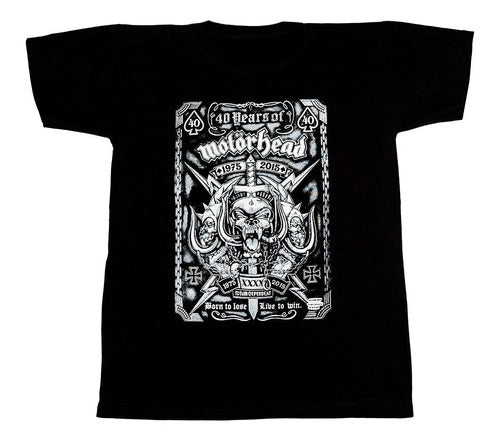 Walk On Hell Motorhead - 40 Years - T-Shirt - Lemmy Kilmister 0