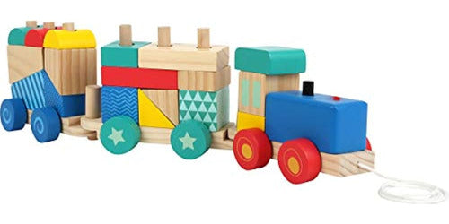 Small Foot Wooden Toys Small Foot Wooden Toys, Wooden Train and Sorting Game 0