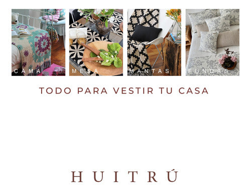 Huitrú Hilaria Decorative Throw Blanket 1.30x1.40m 2