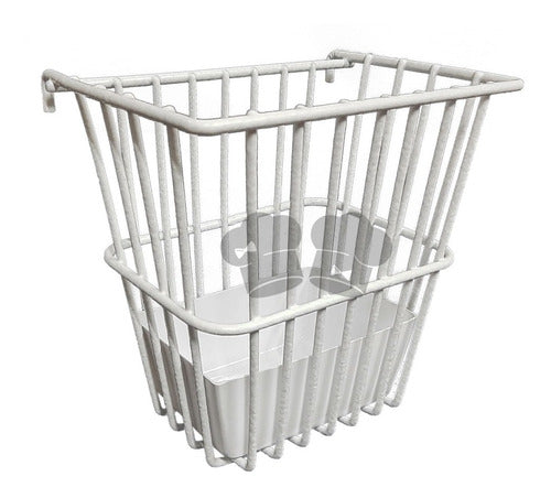 HTA Hanging Cutlery Holder for Drainers in White 0