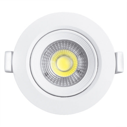 Macroled 10 X Mini Round Adjustable Led Spot 3w Warm White 7.5cm 0