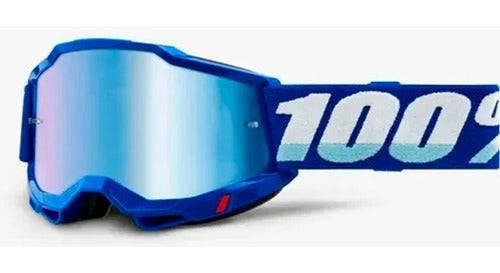 100% Accuri 2 Blue Goggle Mirror Blue Lens Dafy 0