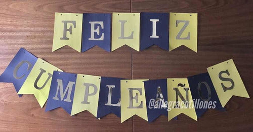 Banderin Guirnalda De Feliz Cumpleaños. Allegracotillones. 2