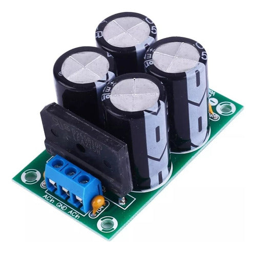 HobbyTronica Modulo Rectificador Onda Completa 35V 25A AC DC Audio Filtro 3