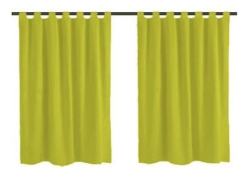 Kitchen Microfiber Short Curtain Set of 2 Panels 1.20x1.20m Each 20