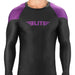 Elite Sports Full Long Sleeve Compression Rash Guard, Mma, Bjj, No Gi, Cross Training, Small, Purple 1