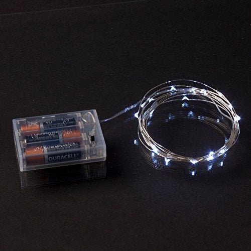 Tira De Luces Rtgs 20 Micro Led Azul 7 Ft Plateado 1